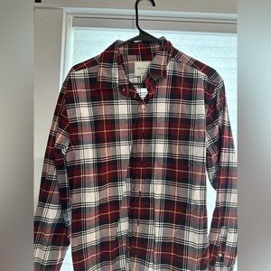 American Eagle Men’s Flannel Dress Shirt